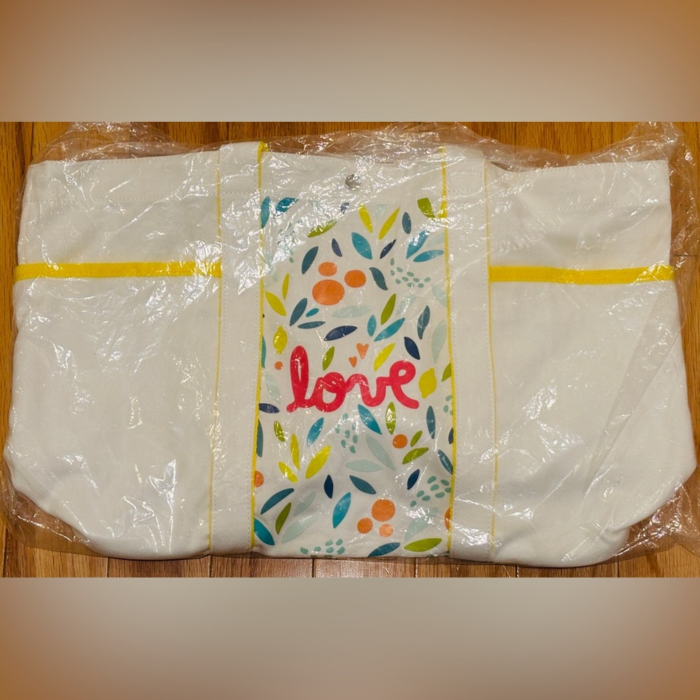 Colorful Love Print Tote Bag - Picture 6 of 7